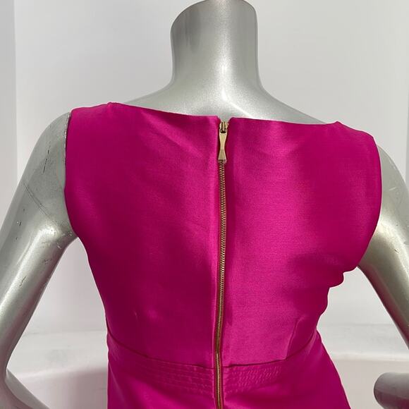 Kate Spade New York Origami Bow A-Line Tokyo Mini Dress Pink Size 2 BNWT - Picture 9 of 15